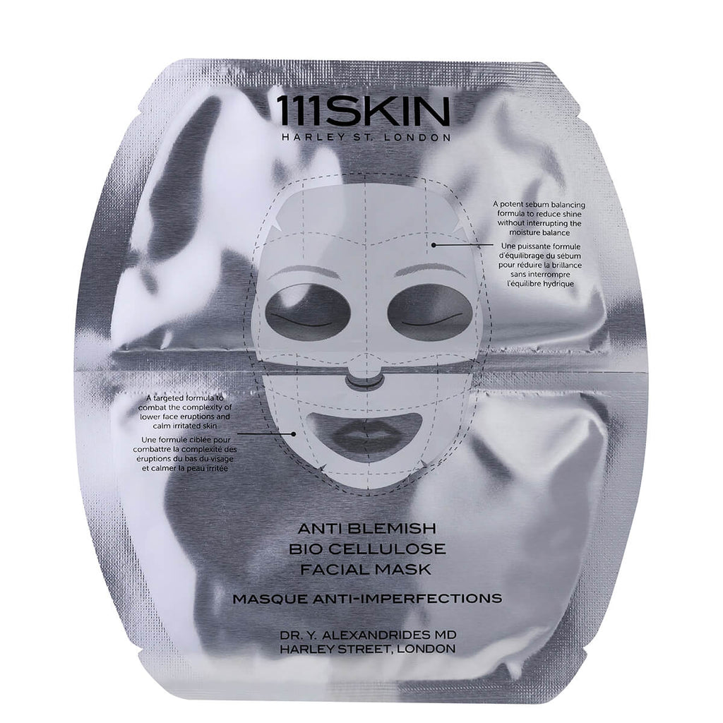 111Skin Anti Blemish Bio Cellulose Facial Mask Box 3X25ML Yüz Maskesi 2