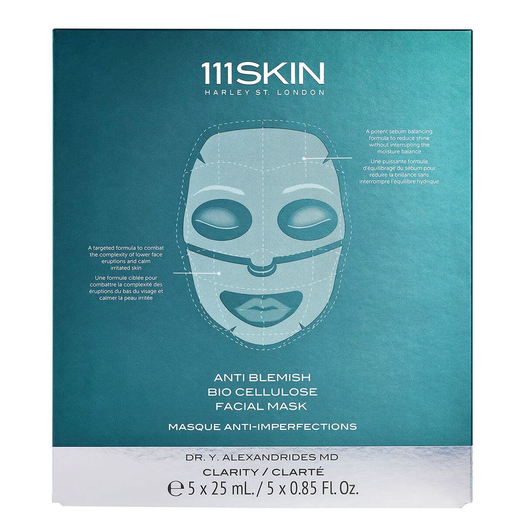 111Skin Anti Blemish Bio Cellulose Facial Mask Box 3X25ML Yüz Maskesi