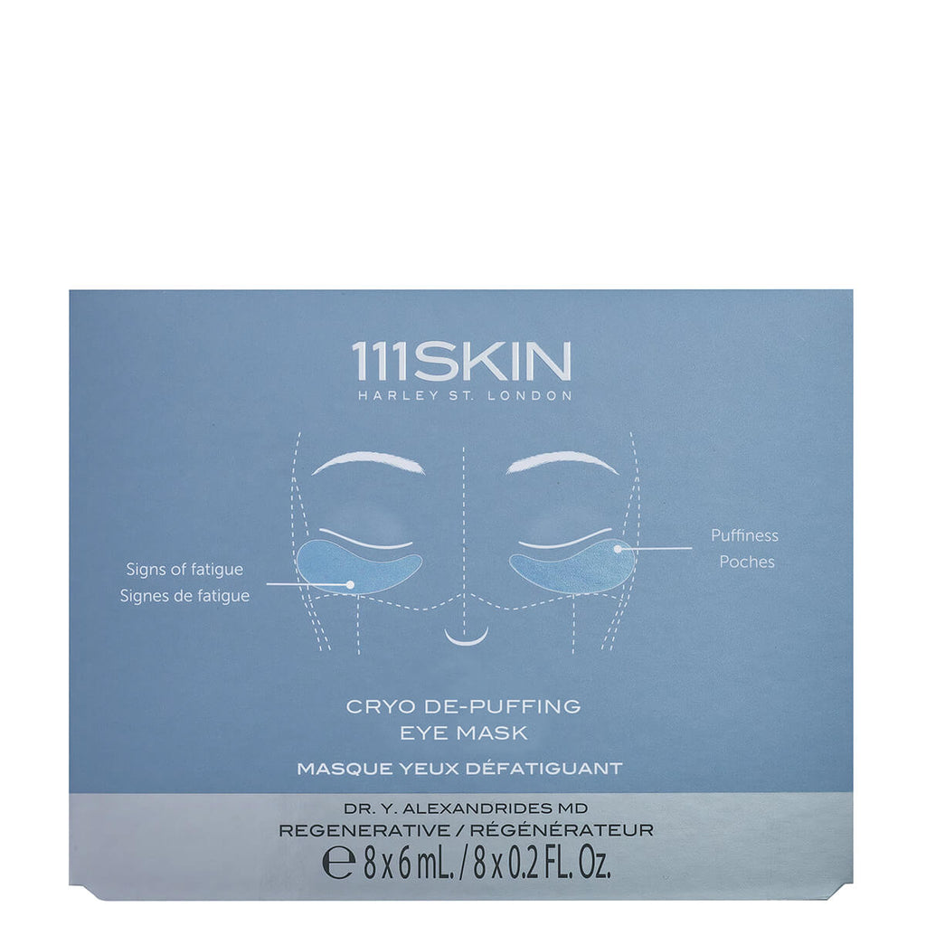 111Skin Cryo De-Puffing Eye Mask Boxed Fragrance Free 8X6ML Göz Maskesi