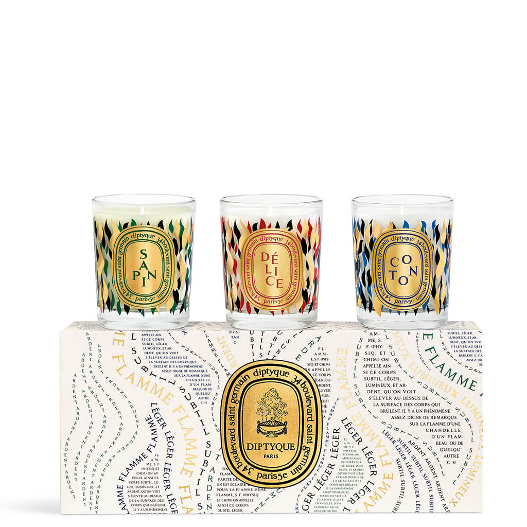 Diptyque Limited Edition Candle Set 3X70GR Mum Seti