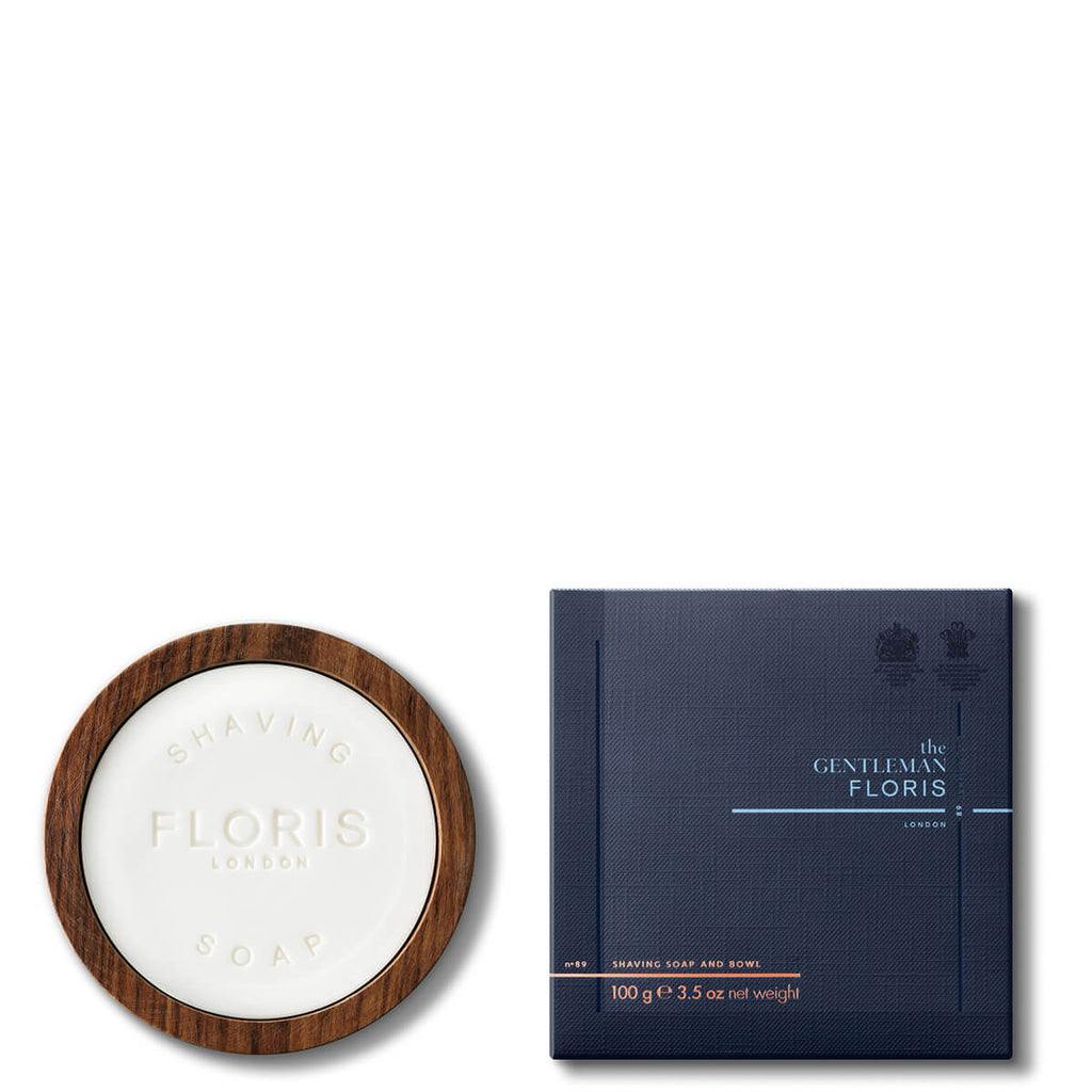 Floris London No.89 Shaving Soap In A Wooden Bowl 100GR Ahşap Kase & Sabun