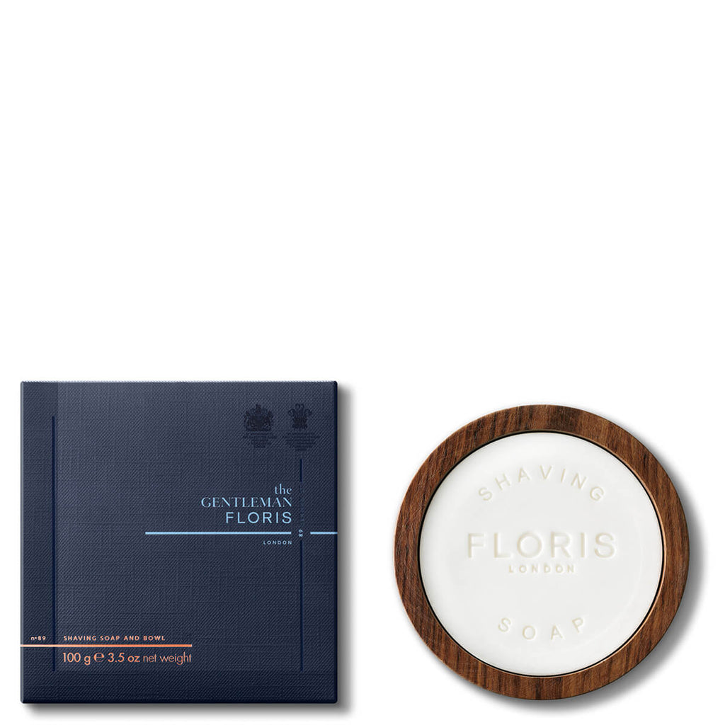 Floris London No.89 Shaving Soap In A Wooden Bowl 100GR Ahşap Kase & Sabun