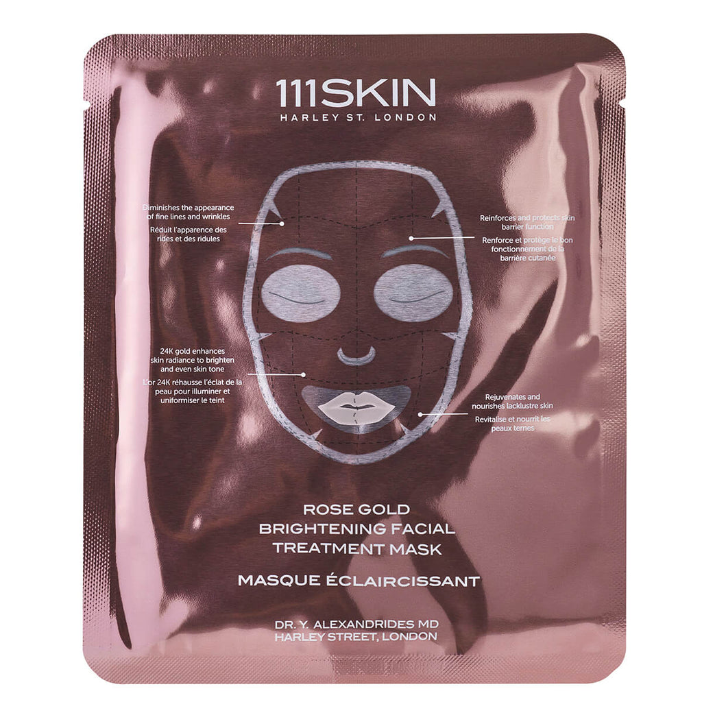 111Skin Rose Gold Brightening Facial Treatment Mask Box 5X30ML Yüz Maskesi