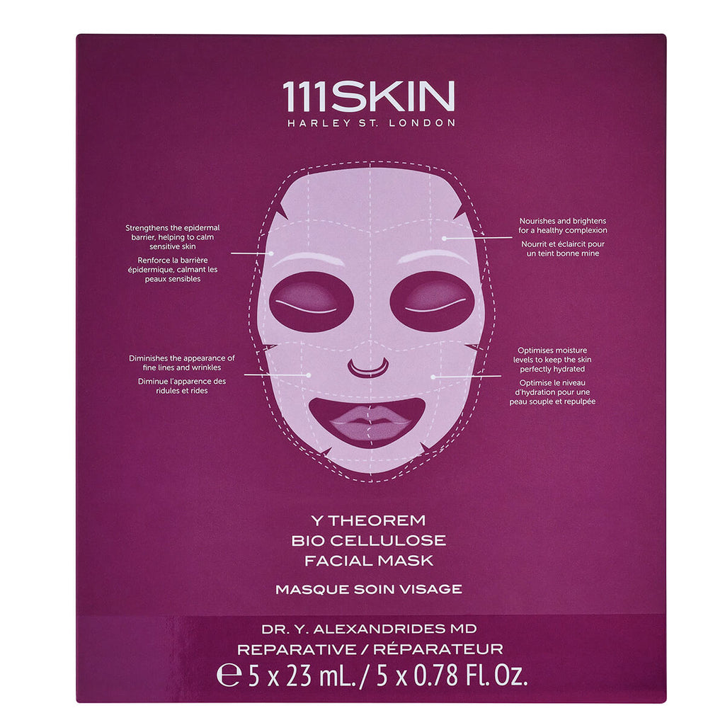 111Skin Y Theorem Bio Cellulose Facial Mask Box 5X23ML Yüz Maskesi 2